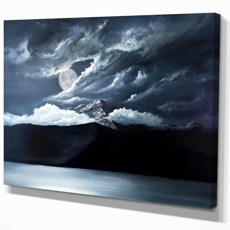 « lake tahoe », reproduction de photo sur toile tendue, H 20 po x l 20 po x P 1 po