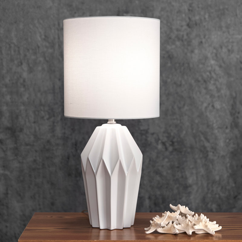 Lampe de table blanche 24 po Askov