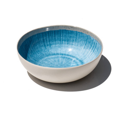 Coastal Reactive NewWave Melamine Bowl - Blue - 7" - Set of 6