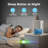 Kloudic 90 oz (2800ml) Table Top Dehumidifier for Rooms, Basements, Up to 2000 sq.ft (2h), 2X Efficient Dehumidification, Auto Defrost, Washable Filter, Auto Shut Off, Quiet Sleep Mode & Timer, White