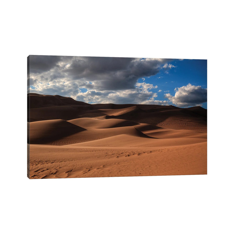 The Great Dunes In Colorado by Bill Sherrell - Wrapped Canvas Print, 20.32 cm H x 30.48 cm W