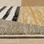 Tapis abstrait beige / brun / bleu Sippel-775888479