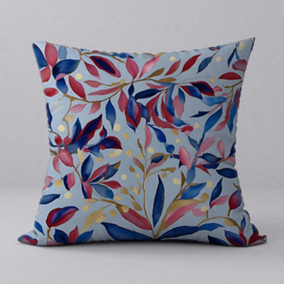 Oreiller New ManosMorenas, caractère et motifs vibrants / taille 18 po x 18 po