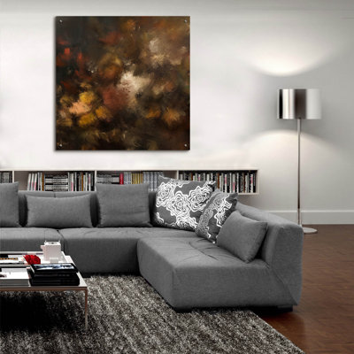 «Fall Foliage» par Ashley Bradley, art mural en verre acrylique