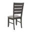 Ensemble de 2 chaises de salle à manger avec siège rembourré en tissu