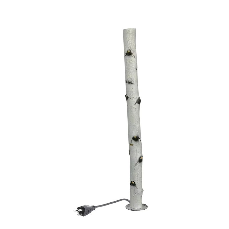 Glowing Birch Tree Light – Translucent Resin Trunk For Ambient Indoor Decor
