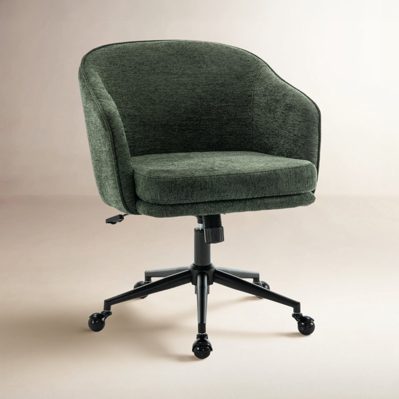 Chaise de bureau Toscani, Chenille verte