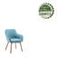 46cm H Velvet Upholstered Upholstered Back Armchair-1965014834