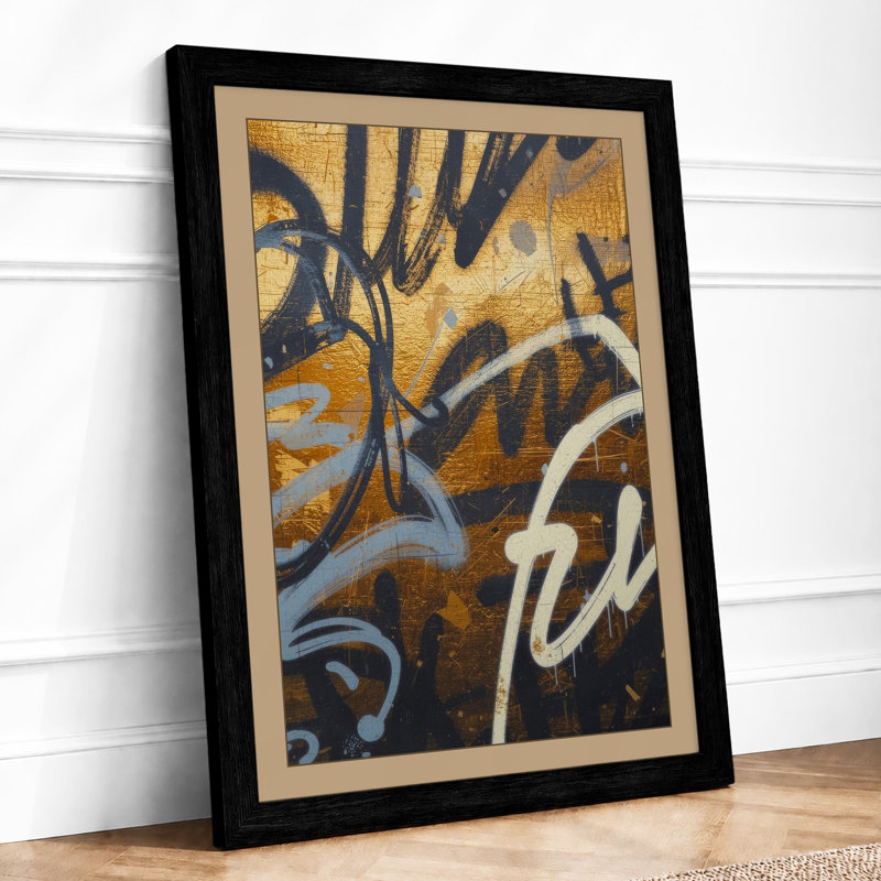 Urban Letters Industrial - Framed Print, A1 - 84.1 x 59.4 cm, Black