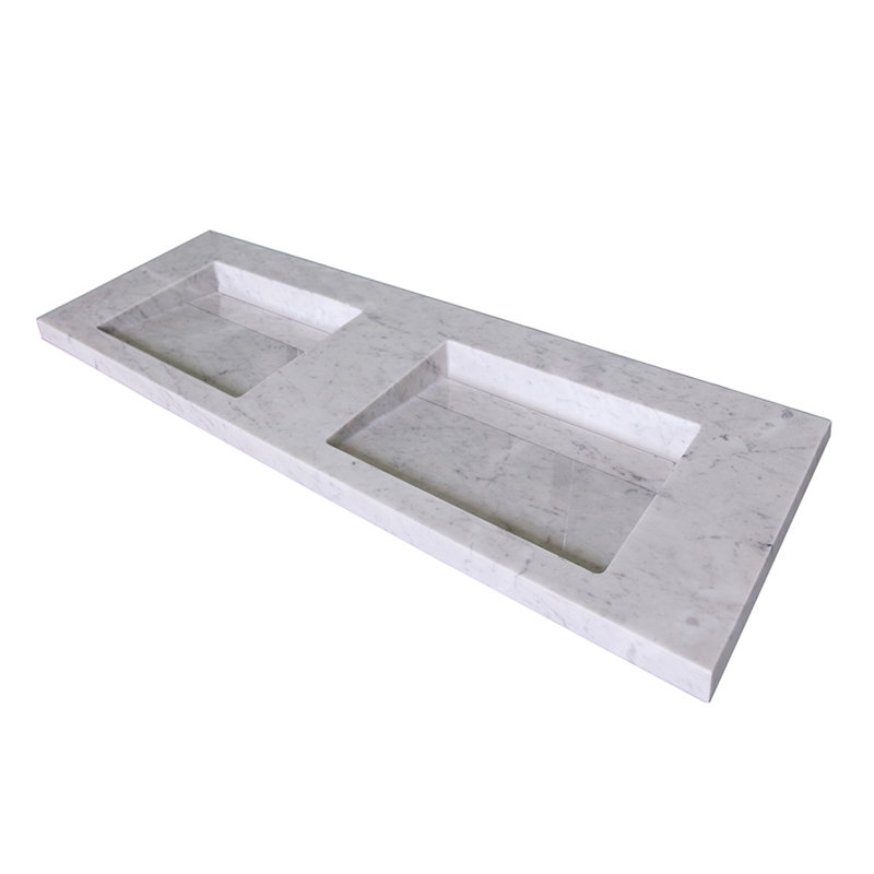 Libera 56'' L Bathroom Sink, None, Bianco
