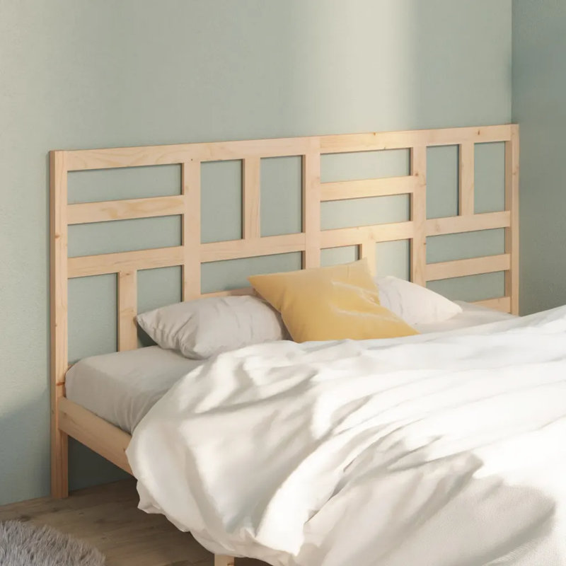 Mendelson Solid Wood Headboard, 186 x 104 cm, Brown