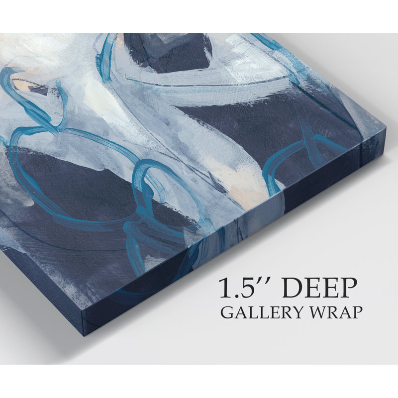 «Blue Process I», reproduction d'art sur toile, H 48 po x l 36 po x P 1 po, Toile tendue