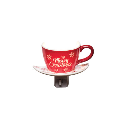 Veilleuse tasse de thé Merry Christmas
