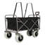 Chariot de plage avec de grandes roues pour le sable capacité de 500 lb - Chariot tout terrain à structure en acier avec pneus pneumatiques de 9 po, conception pliable pliable, sangle avec sac multiusage-130583743-130583745