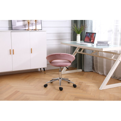 Chaise de travail en velours