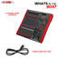 Mixeur audio 5 cœurs, contrôleur 6 canaux, carte son professionnelle Bluetooth USB, 6 canaux