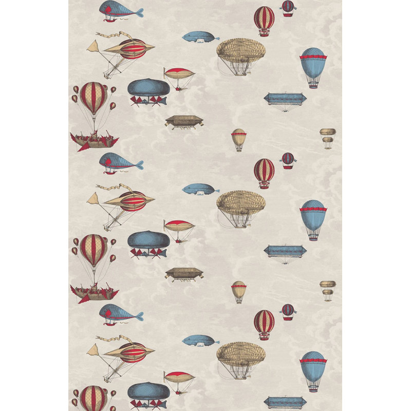 Tapis en polypropylène à motif abstrait Balloon, Tapis de couloir 3 pi 3 po x 8 pi 2 po