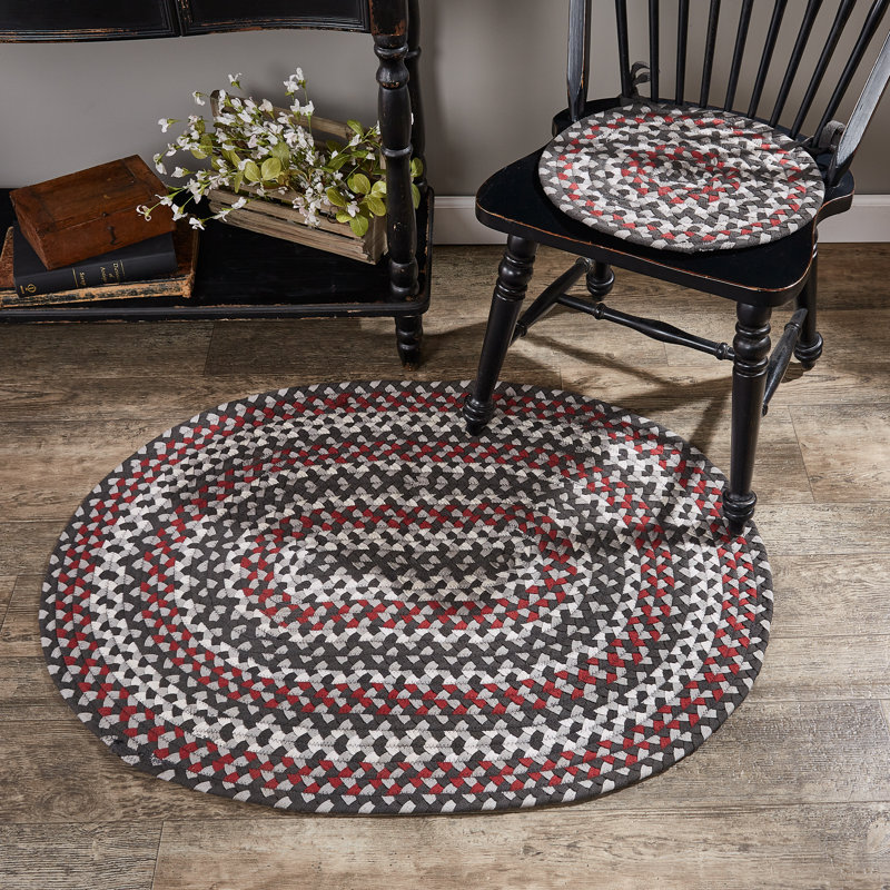 Amelia-Jo Cotton Geometric Indoor Rug, Oval 2'8" x 3'6"