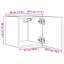 Lilika Wall Mounted TV Cabinets 2 pcs 30,5x30x30 cm-980612972