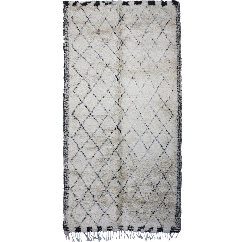 One-of-a-Kind Rectangle 6'2" X 12' Hand Loomed Area Rug