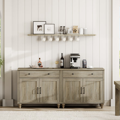 Scarlett 67.8" Wide 2 Drawer Buffet Table by Charlton Home