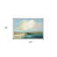 «Coastal Sky», toile blanche avec cadre flottant