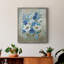 Toile encadrée de qualité supérieure Blue Garden II - prête à être accrochée-175331370-175331382