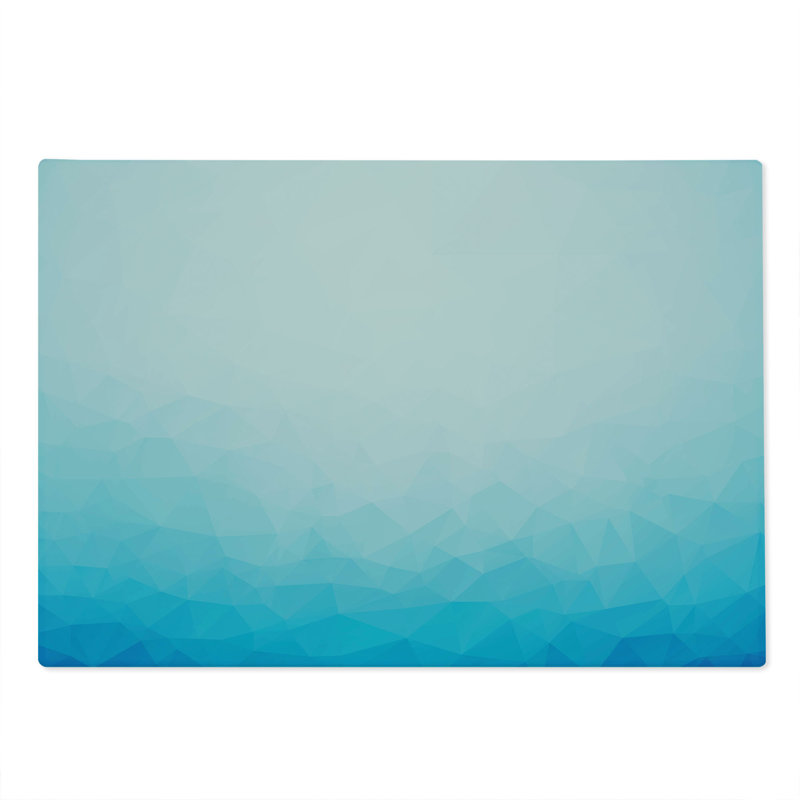 Planche à découper bleu Ambesonne