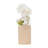 Decorative Rectangular Table Vase for Home Decor Accent - Modern Tall Flower Vase for Bookshelf, Console, and Living Room Display-346273456