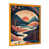 Impression dorée sur toile encadrée