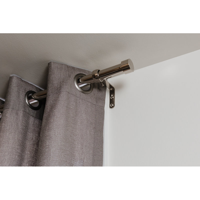 Curtain Single Pole, 3.18cm H x 182.88cm W x 3.18cm D