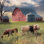 «Wyoming Sunset» par Lori Deiter - reproduction imprimée