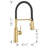 Empressa Semi-Pro Pull-Down Dual-Spray Kitchen Faucet-66477623