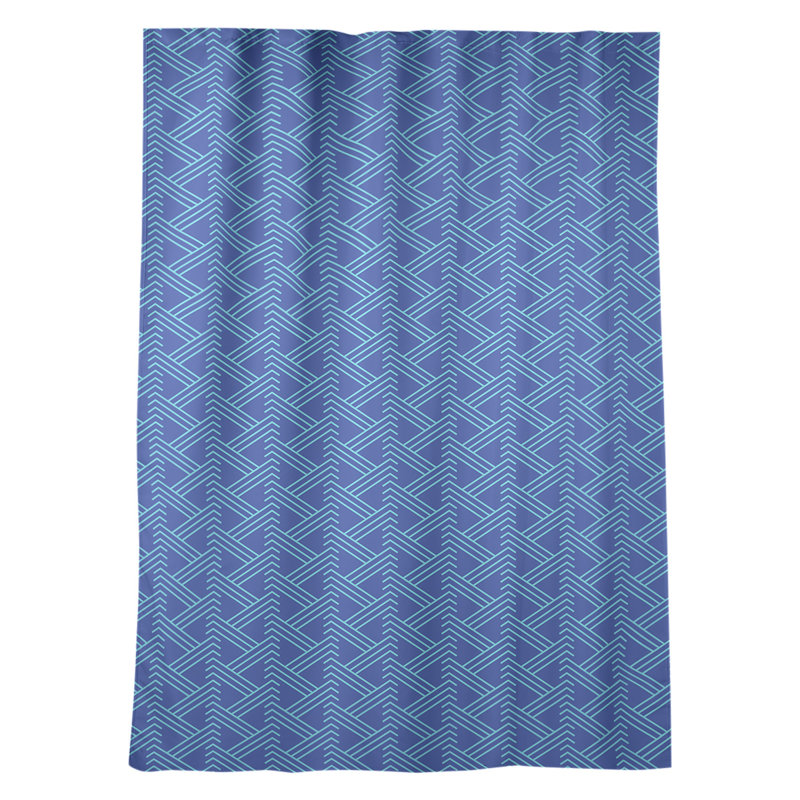 Jordao Room Darkening Curtain Single Panel, Blue/Teal
