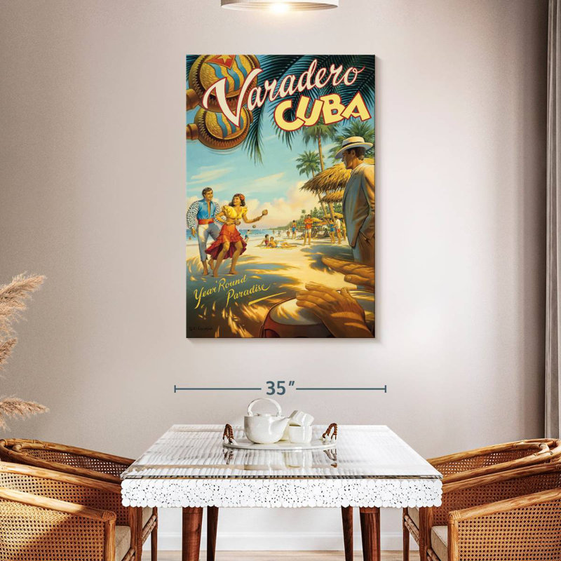 Gillard Varadero, Cuba, H 48 po x l 32 po