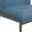 High Back Upholstered Dining Chairs with Metal Legs-445965729