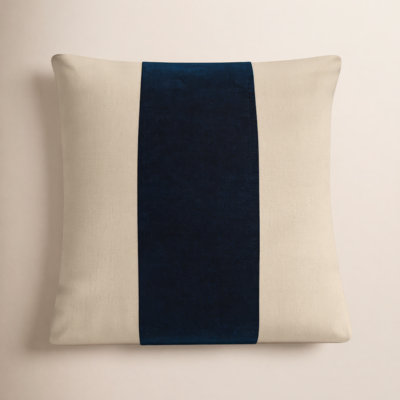 Kat Striped Cotton Throw Pillow