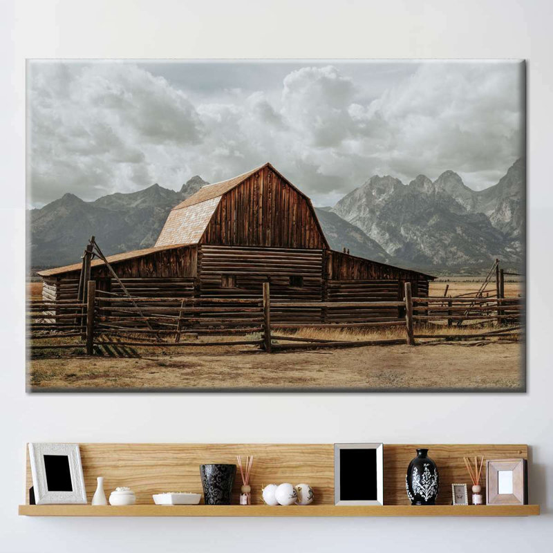 Moulton Barn, reproduction sur toile, L 34 po x H 51 po