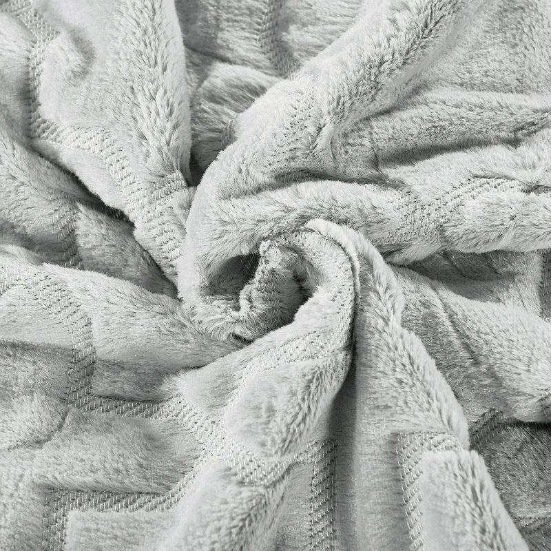 Throw Blanket, Silver