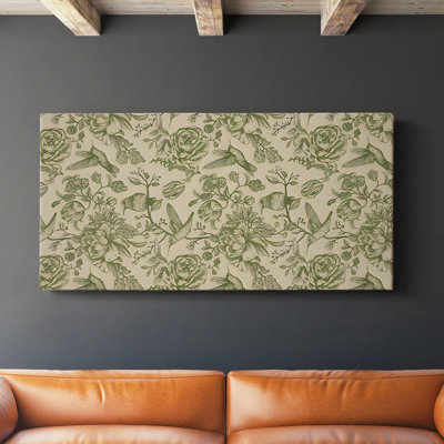 Botanical Series-CDIV- Toile tendue avec châssis - Prêt à accrocher
