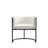 18.9'' H Faux Leather Upholstered Metal Armchair-67965636