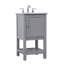 Ensemble de meuble-lavabo simple 19 po Narron-345642388