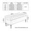 Paris Striped Ottoman Storage Bench - Upholstered Naples Shoes Bench with Black Turned Wooden Legs-1519692952-1519692945