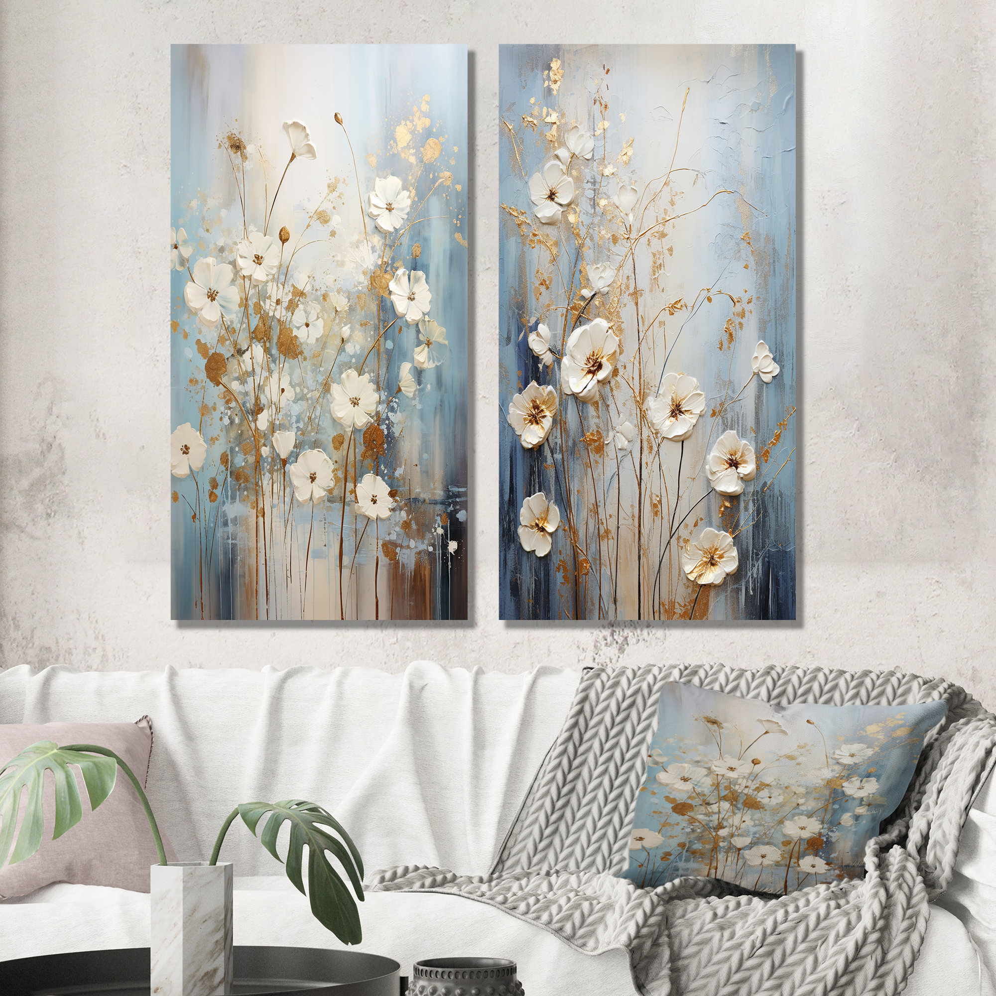 Mercer41 Wildflowers Botanical Beauty - Wildflowers Wall Art Living ...