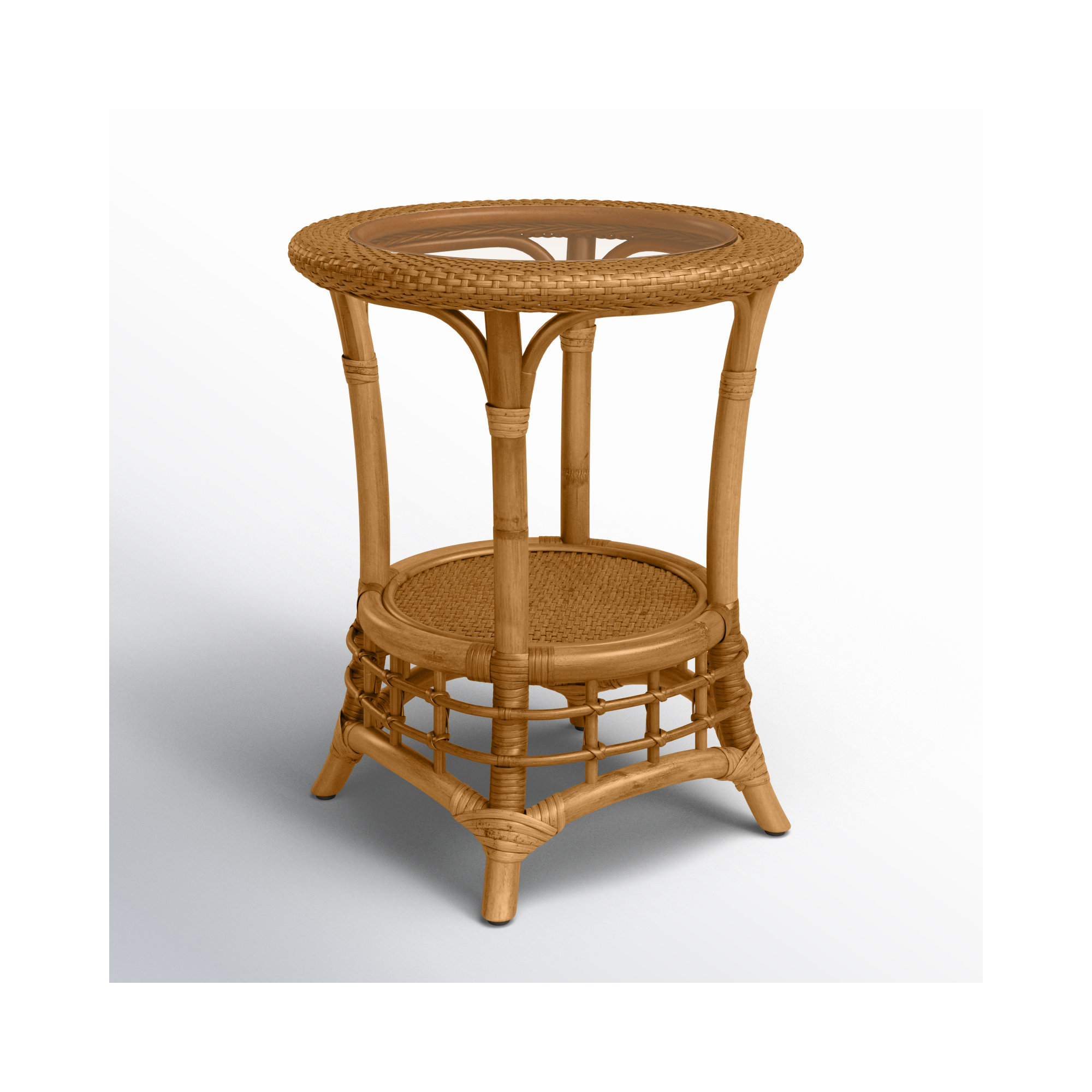 Luca End Table, Honey