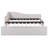Twin Size Upholstered L-Shaped Upholstered Daybed with Pop Up Trundle, Gray-848654622