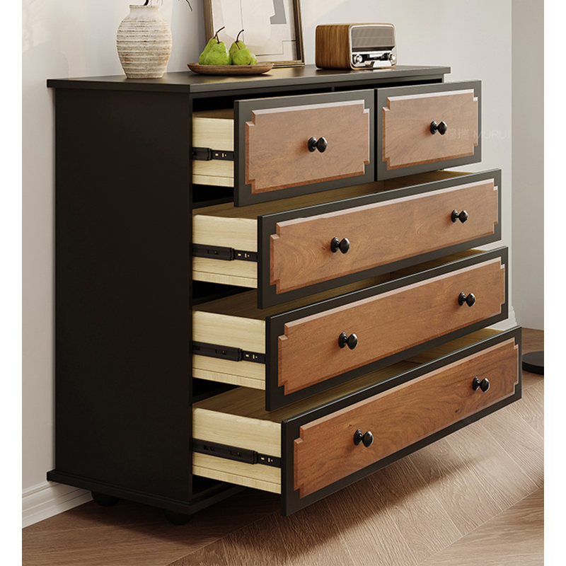 Commode d'appoint rétro grande capacité simple