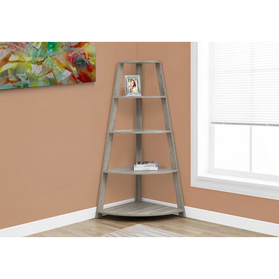 4 Tier Corner Bookshelf, Etagere Bookcase