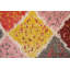 Tapis coloré marocain à motif treillis 5 x 9