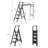 4-Step Non-Slip Ladder with Foldable Drying Rack